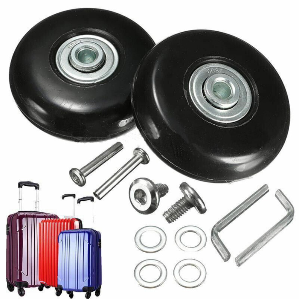57-59MM Resistant Flexible Sil - Silent Replacement Luggage Wheels ulasan dan harga