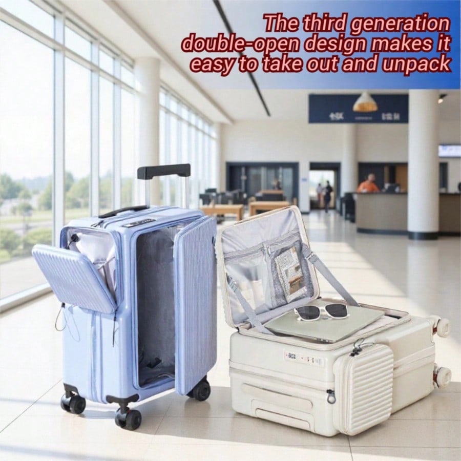 Brand‑New 20 Inch Side‑Opening - Spinner Wheel Rolling Suitcase 20 Inch ulasan dan harga