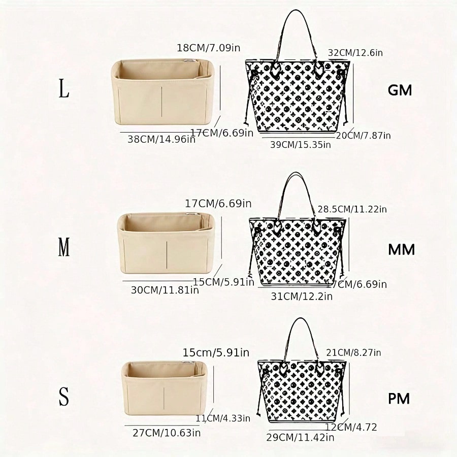 Felt Inset Bag Organizer, Mult - Handbags ulasan dan harga